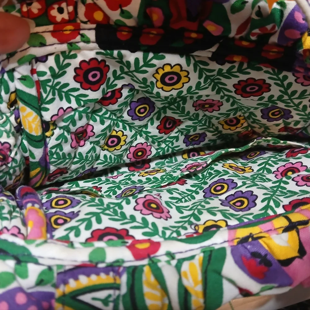 VERA BRADLEY Quilted Small Tote Purse Bag Little Princess Colorful Florals